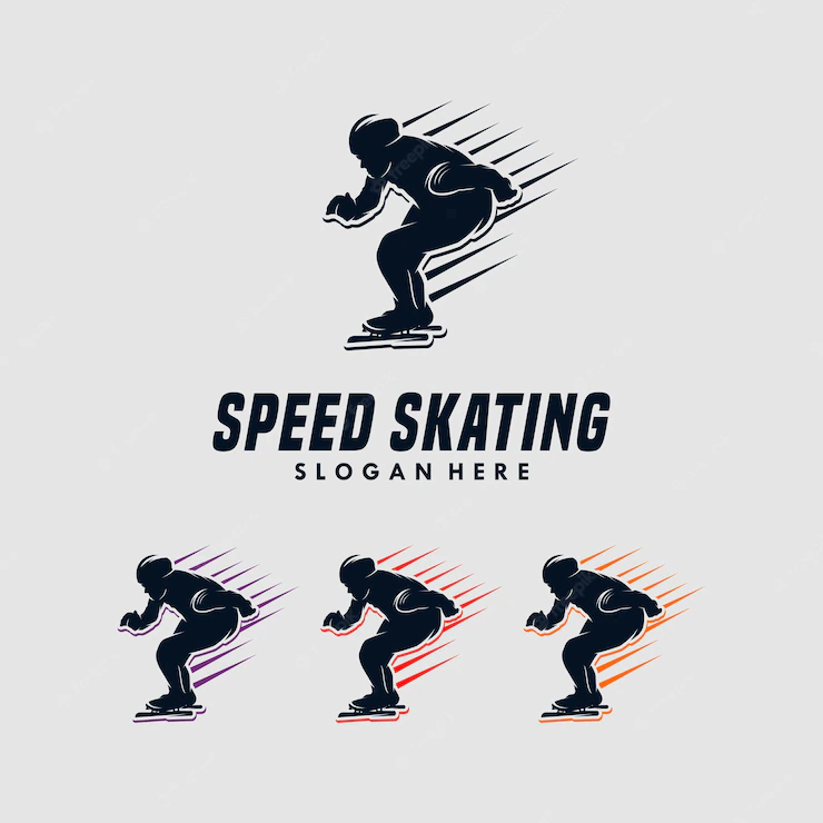 logos de patinaje de velocidad