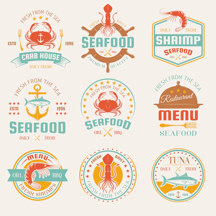 logos de mariscos gratis