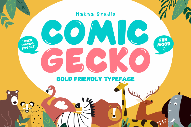 comic geko font